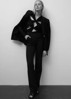 The Frankie Shop Sid Neigum Xx Cutout Top Black Sale