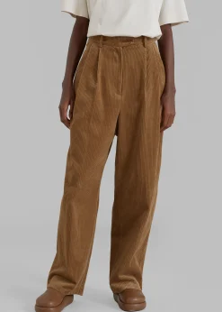 The Frankie Shop Siham Corduroy Pants Camel Clearance
