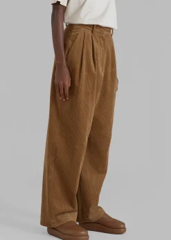 The Frankie Shop Siham Corduroy Pants Camel Clearance