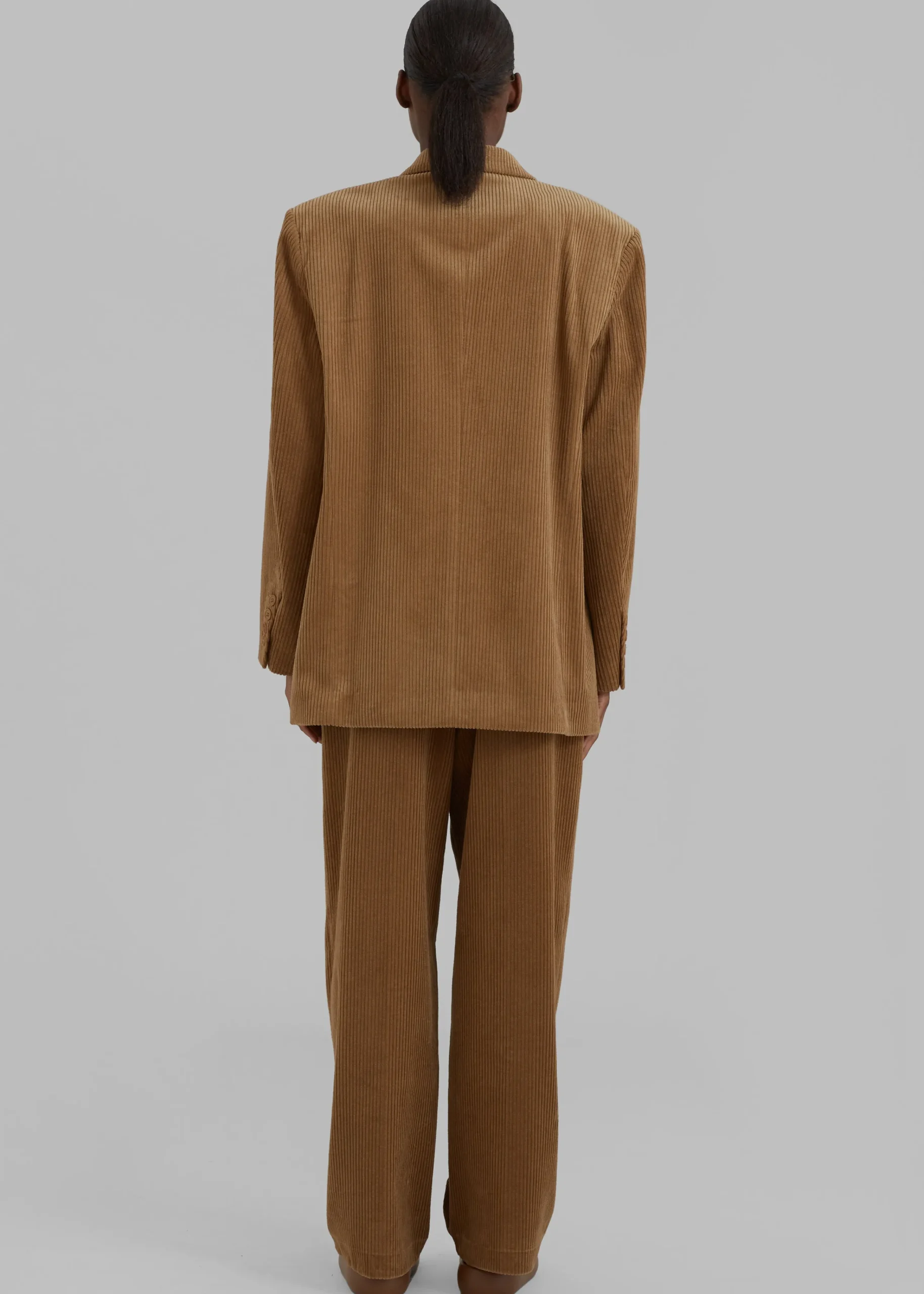 The Frankie Shop Siham Corduroy Pants Camel Clearance