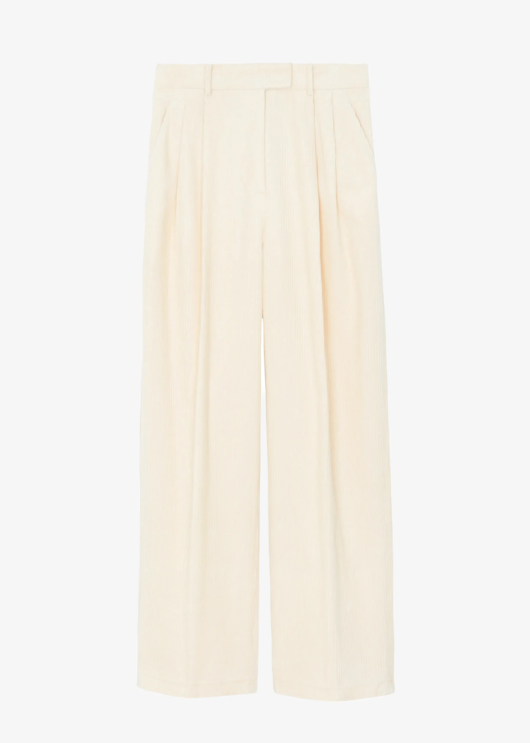 The Frankie Shop Siham Corduroy Pants Cream Clearance