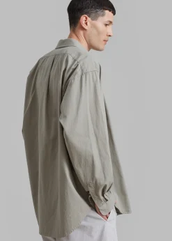 The Frankie Shop Sinclair Shirt Grey
