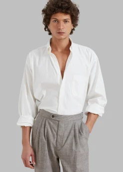 The Frankie Shop Sinclair Shirt White Clearance