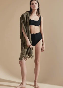 The Frankie Shop Solaqua La Bocca Terry Towel Olive Green