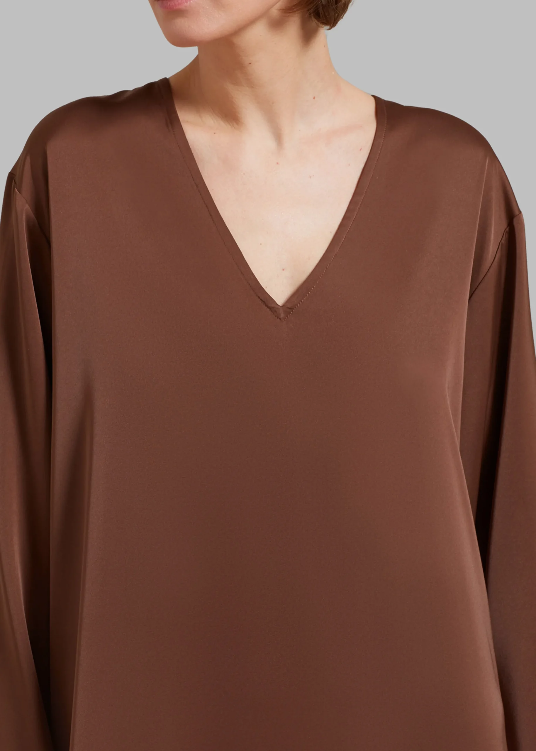 The Frankie Shop Solaqua The Resort Dress Cocao Best