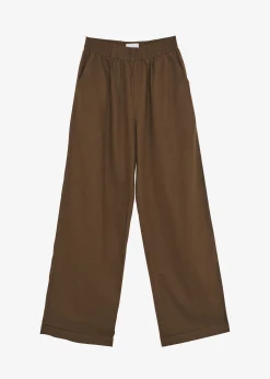 The Frankie Shop Solaqua The Resort Pant Tobacco Hot