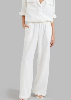 The Frankie Shop Solaqua The Resort Pant Ivory Clearance