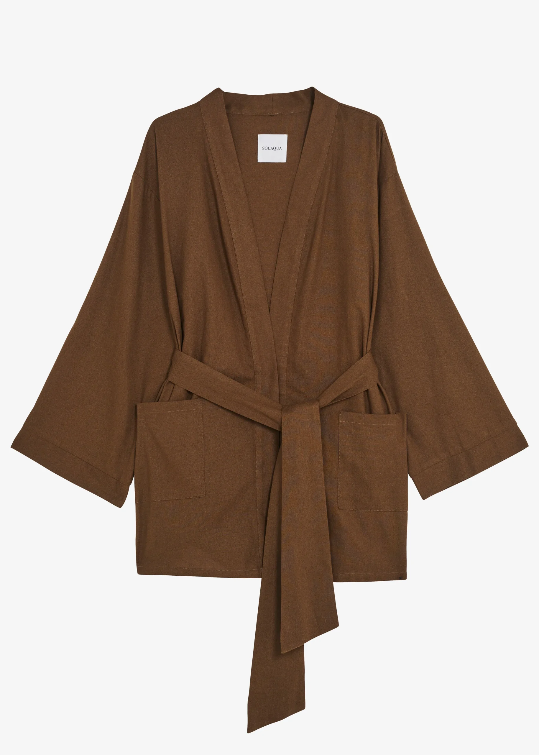 The Frankie Shop Solaqua The Short Robe Tobacco Sale