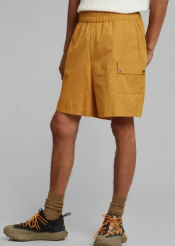 The Frankie Shop Spence Nylon Shorts Orange New