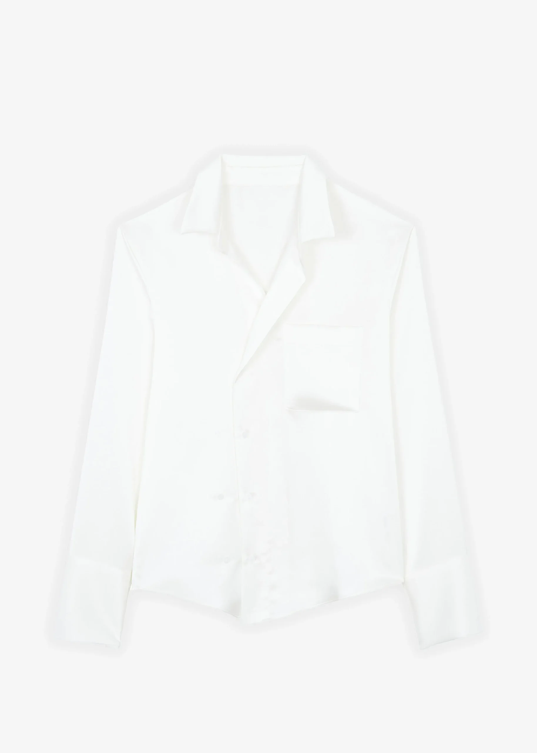 The Frankie Shop Sree Silky Shirt White Discount