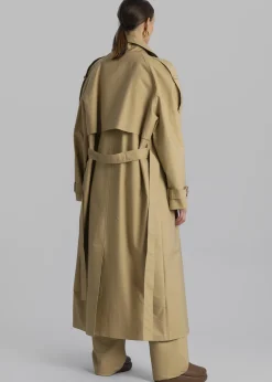 The Frankie Shop Suzanne Trench Coat Beige Online