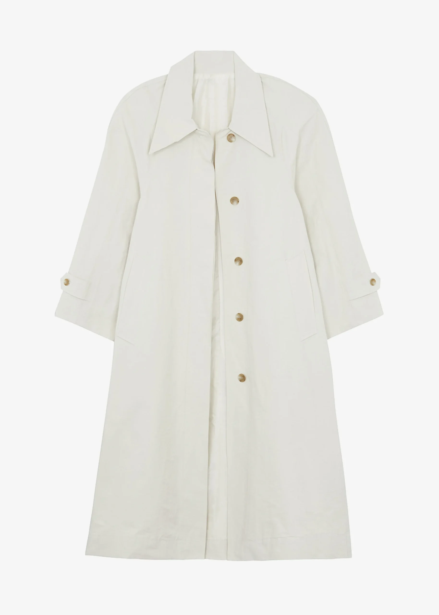 The Frankie Shop Tal Trench Coat Cream Sale