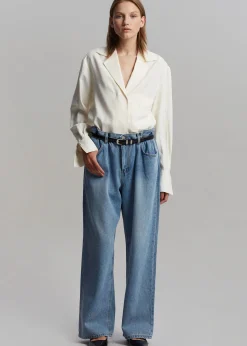 The Frankie Shop Talte Jeans Worn Wash New