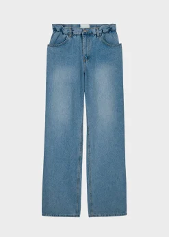 The Frankie Shop Talte Jeans Worn Wash New