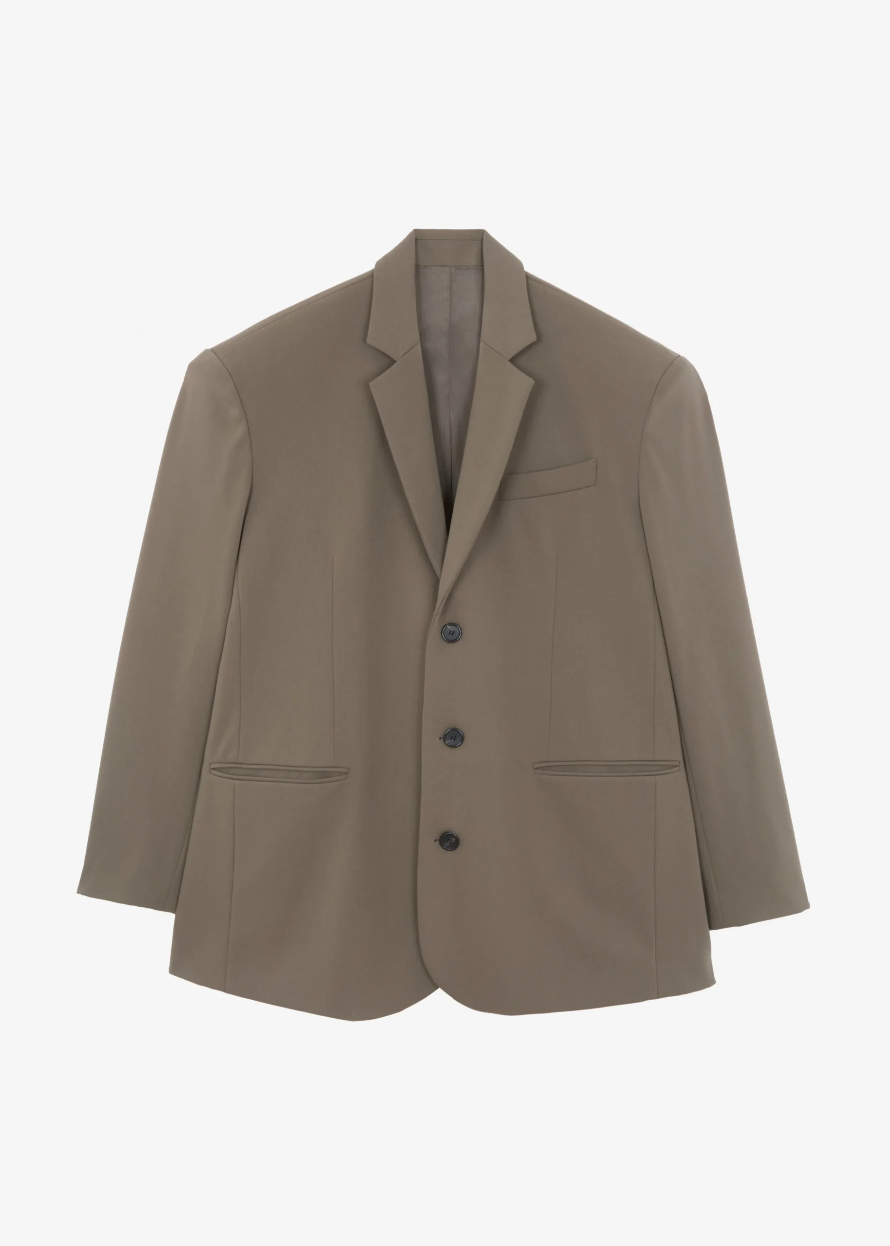 The Frankie Shop Tansy Oversized Blazer Olive