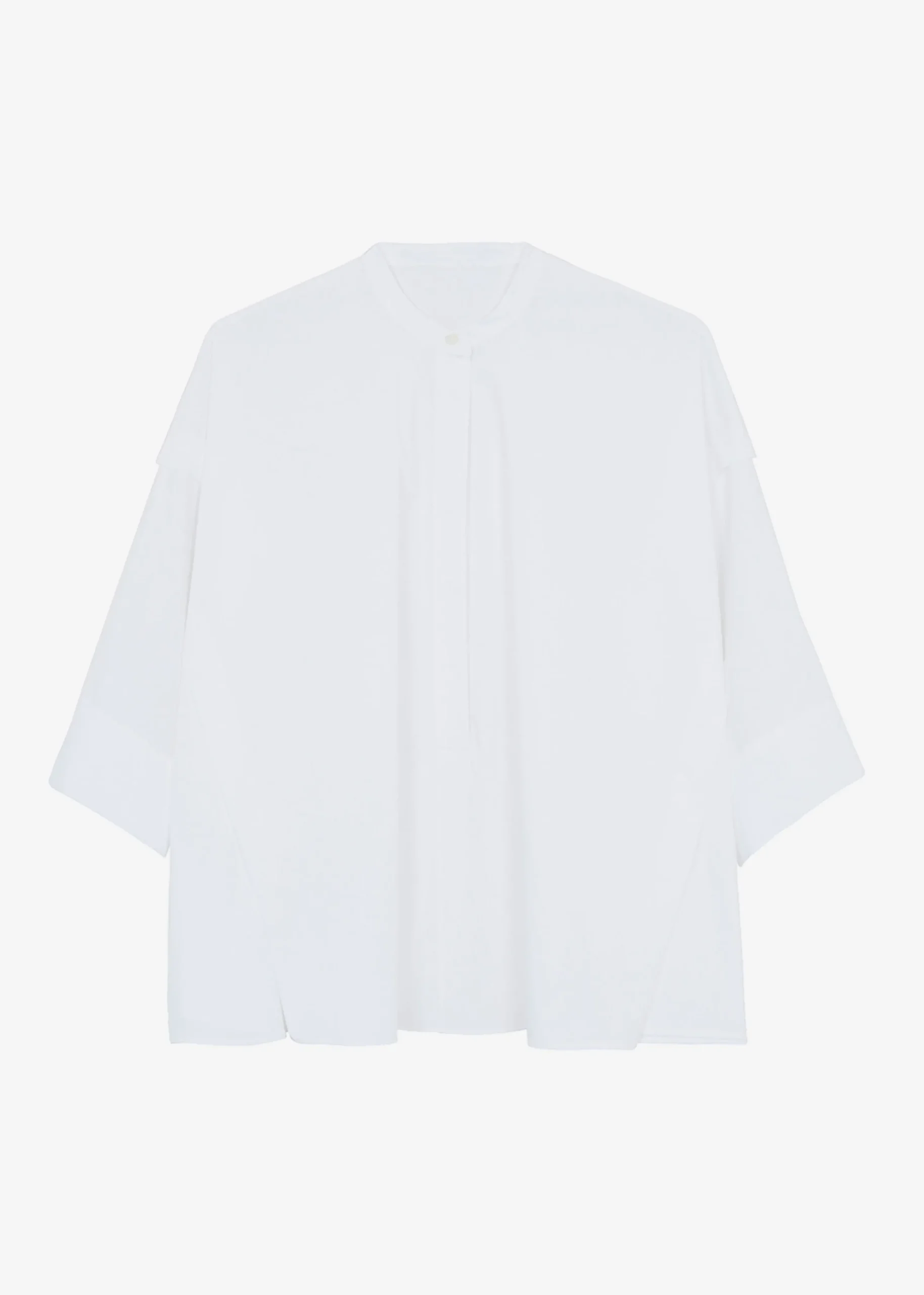 The Frankie Shop Tegan Cape Blouse White New