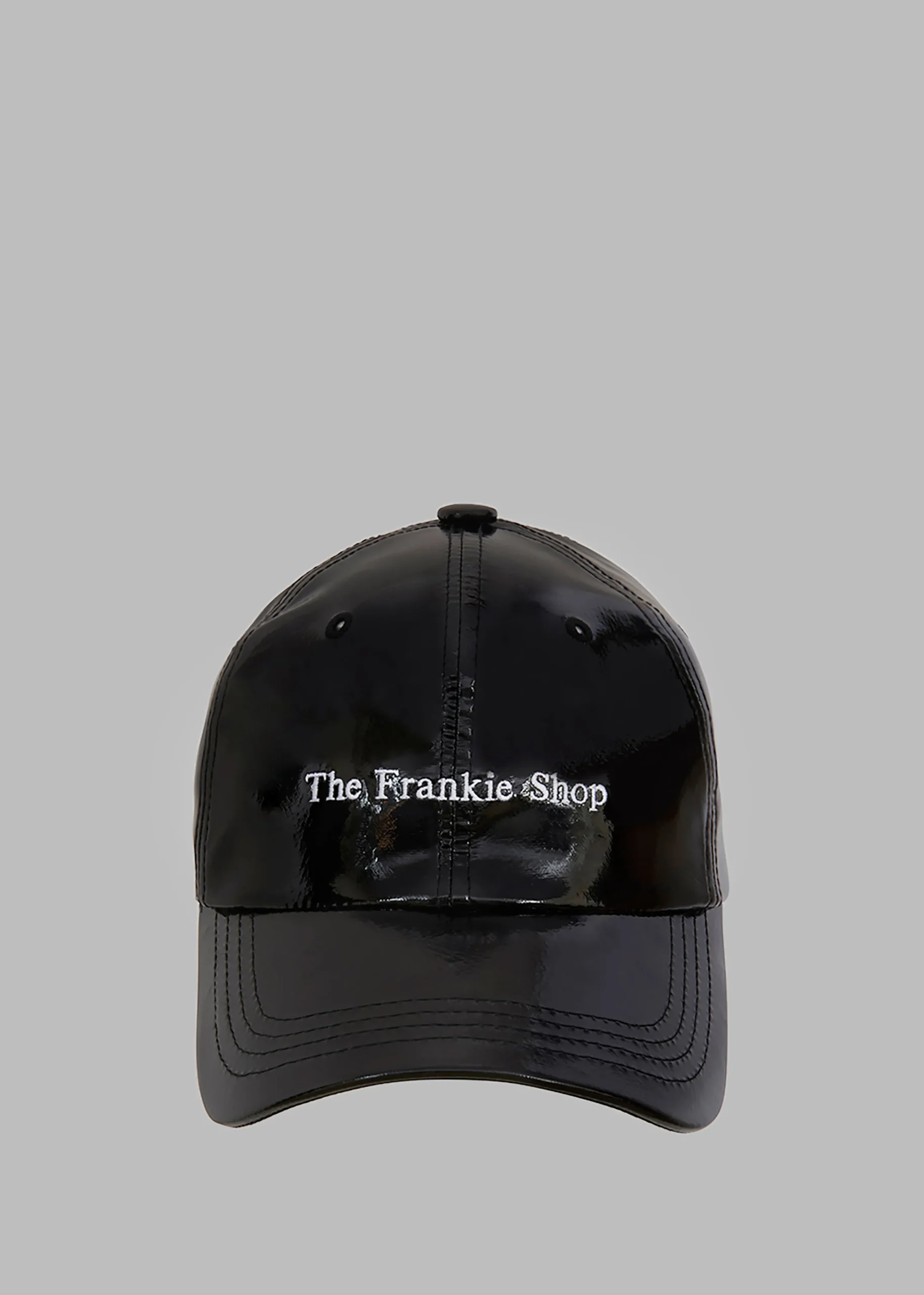 The Frankie Shop Tfs Vinyl Baseball Cap Black