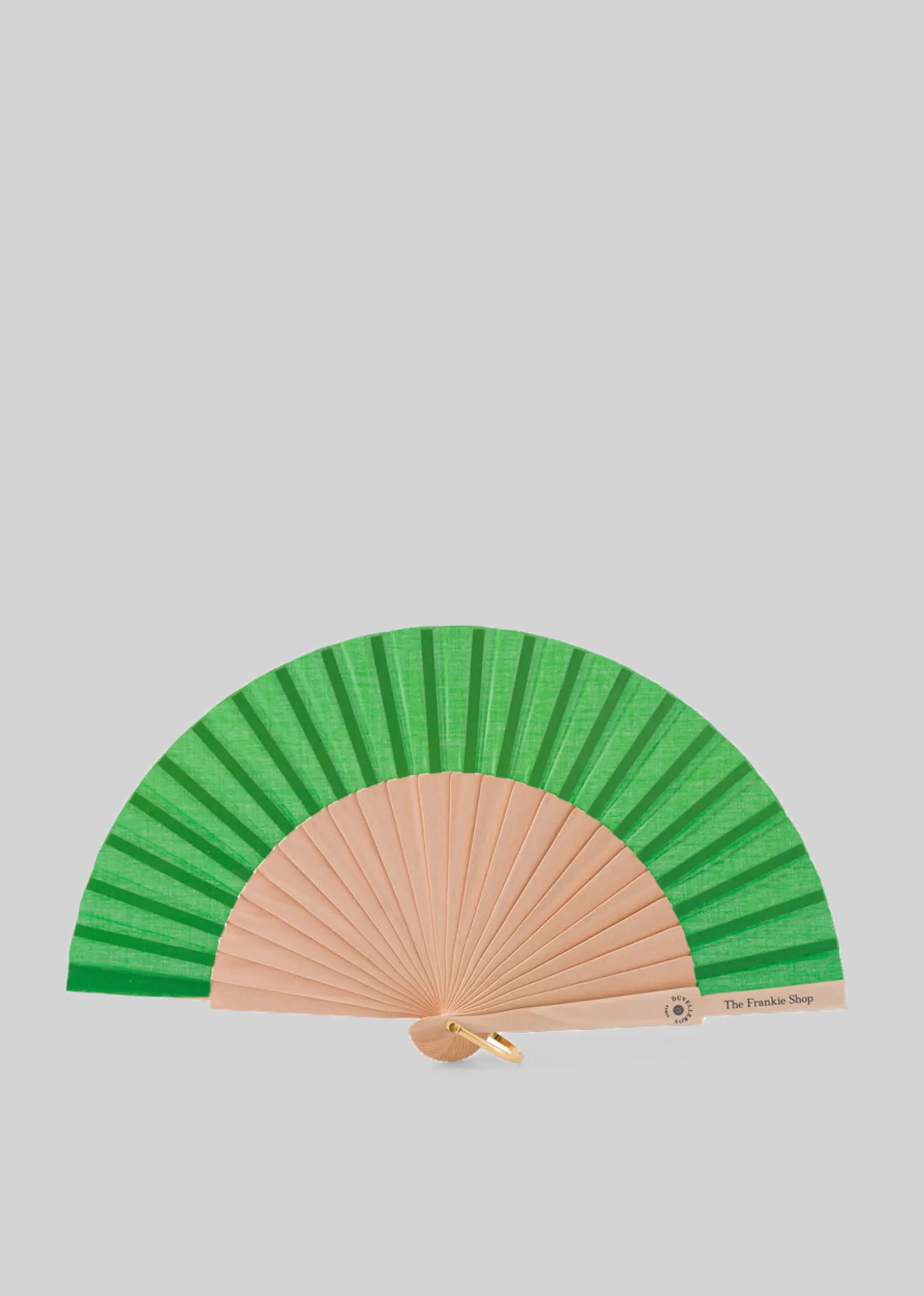 The Frankie Shop Tfs X Duvelleroy Take Away Fan Kelly Green Discount