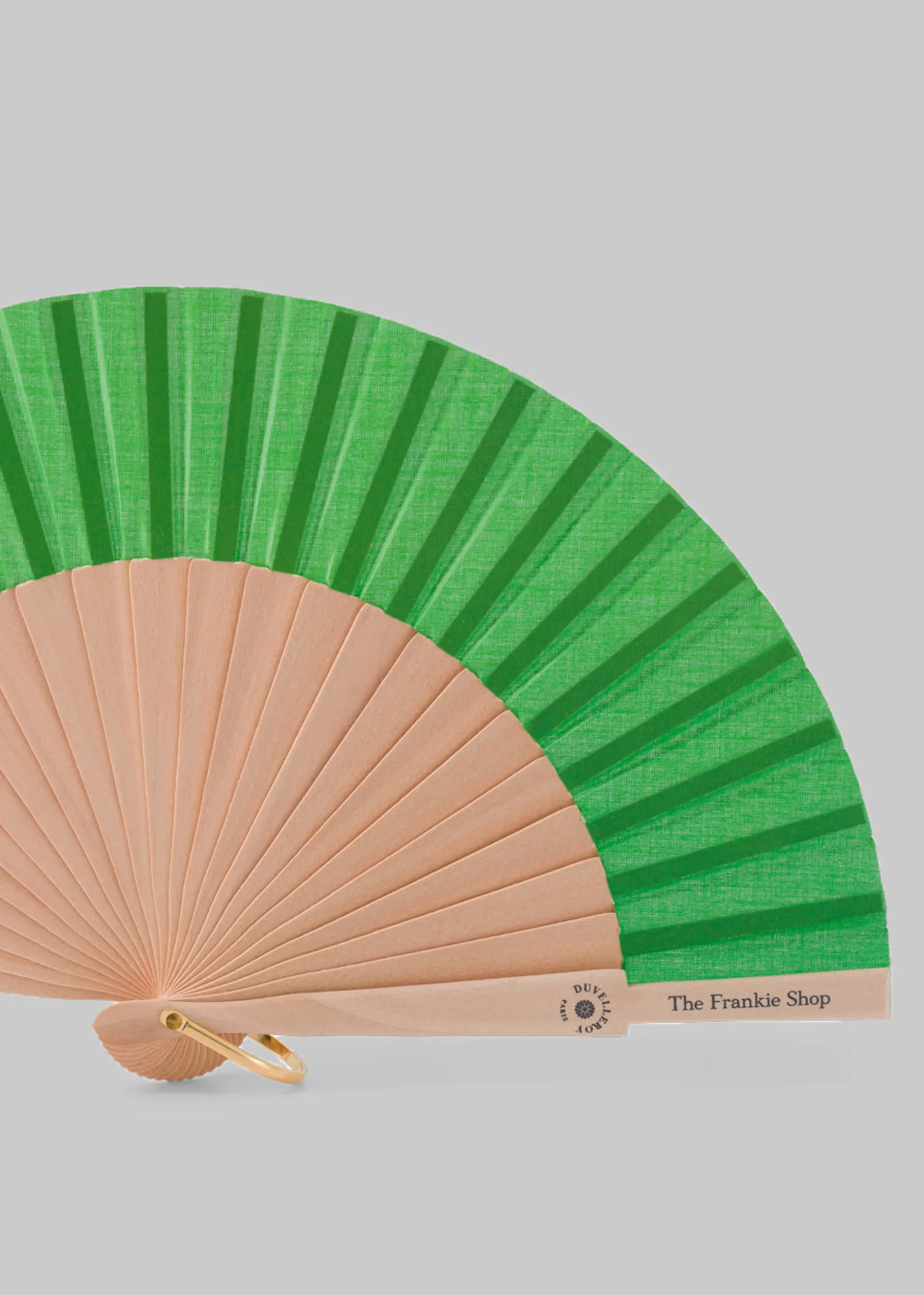The Frankie Shop Tfs X Duvelleroy Take Away Fan Kelly Green Discount