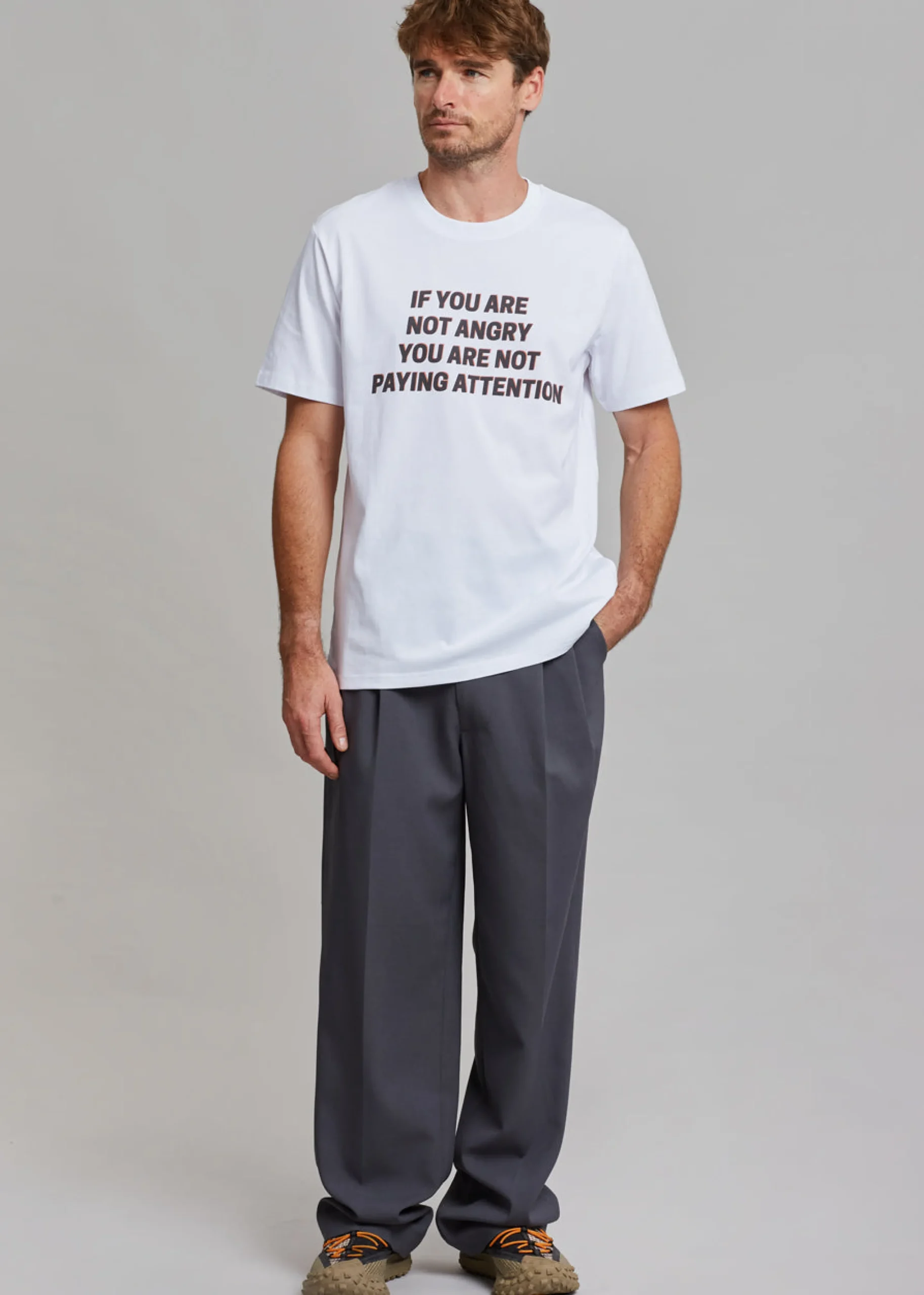 The Frankie Shop X Jeanne Friot If You T-Shirt White/Black Hot