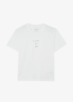 The Frankie Shop X Thomas Lelu Slope T-Shirt Off White/Black Best