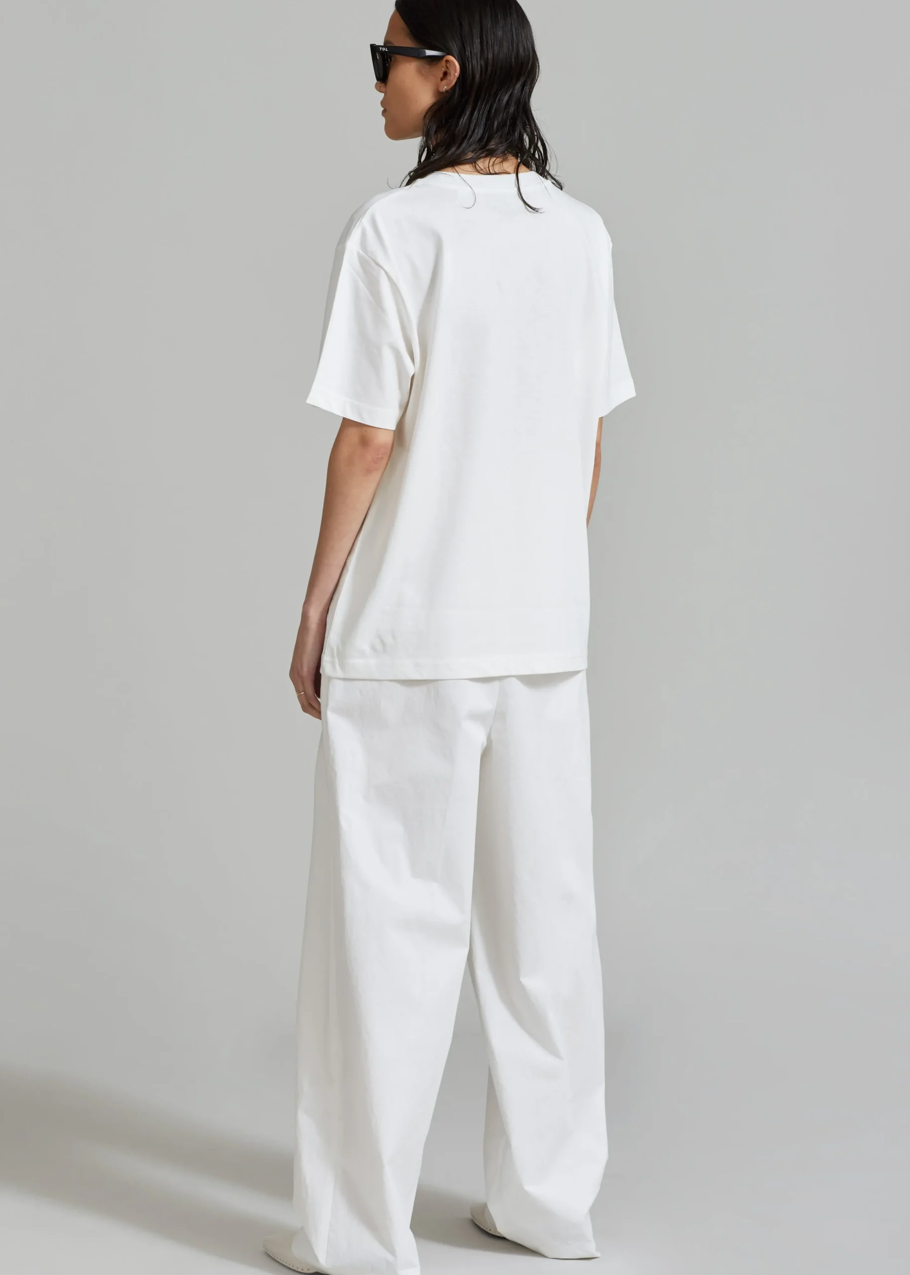 The Frankie Shop X Thomas Lelu Slope T-Shirt Off White/Black Best