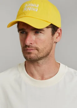 The Frankie Shop X Thomas Lelu Free Baseball Cap Yellow Best