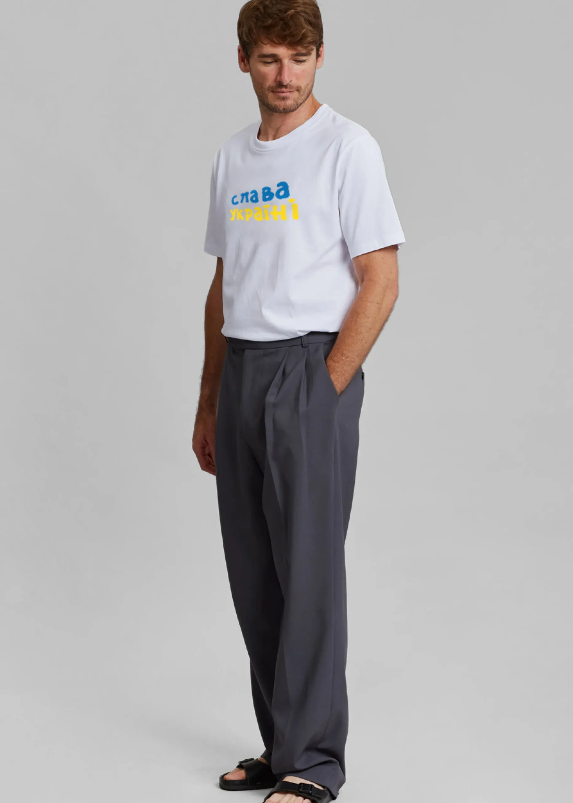 The Frankie Shop X Thomas Lelu Free T-Shirt White/Multico Discount