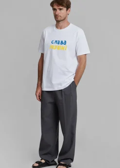 The Frankie Shop X Thomas Lelu Free T-Shirt White/Multico Discount