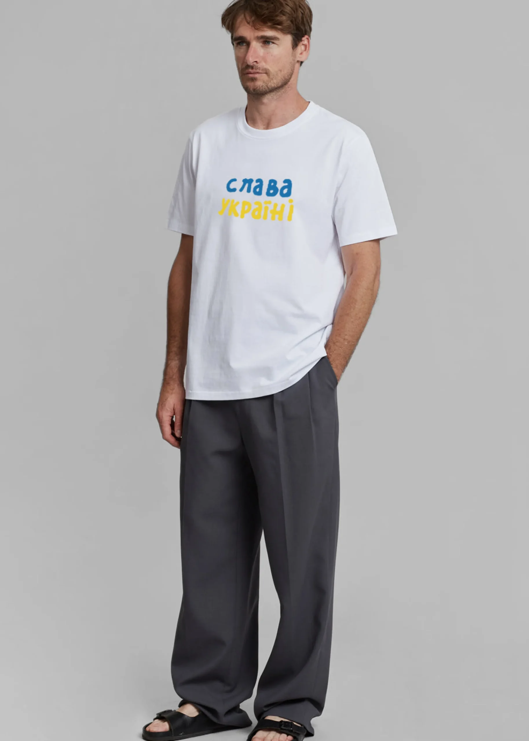 The Frankie Shop X Thomas Lelu Free T-Shirt White/Multico Discount