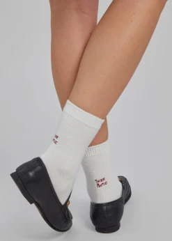 The Frankie Shop Think Socks White