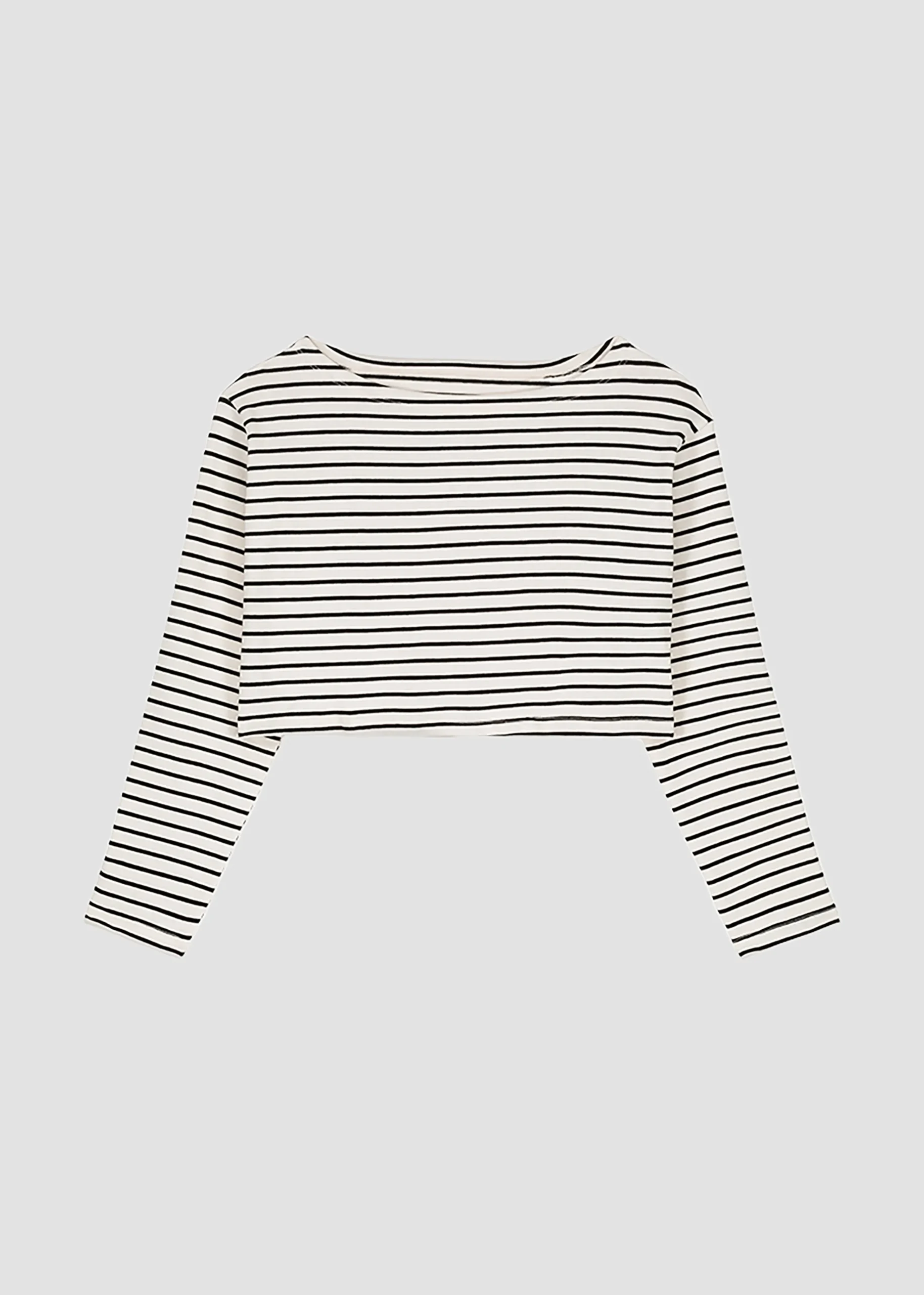 The Frankie Shop Tilla Boatneck Top Black Stripe Outlet