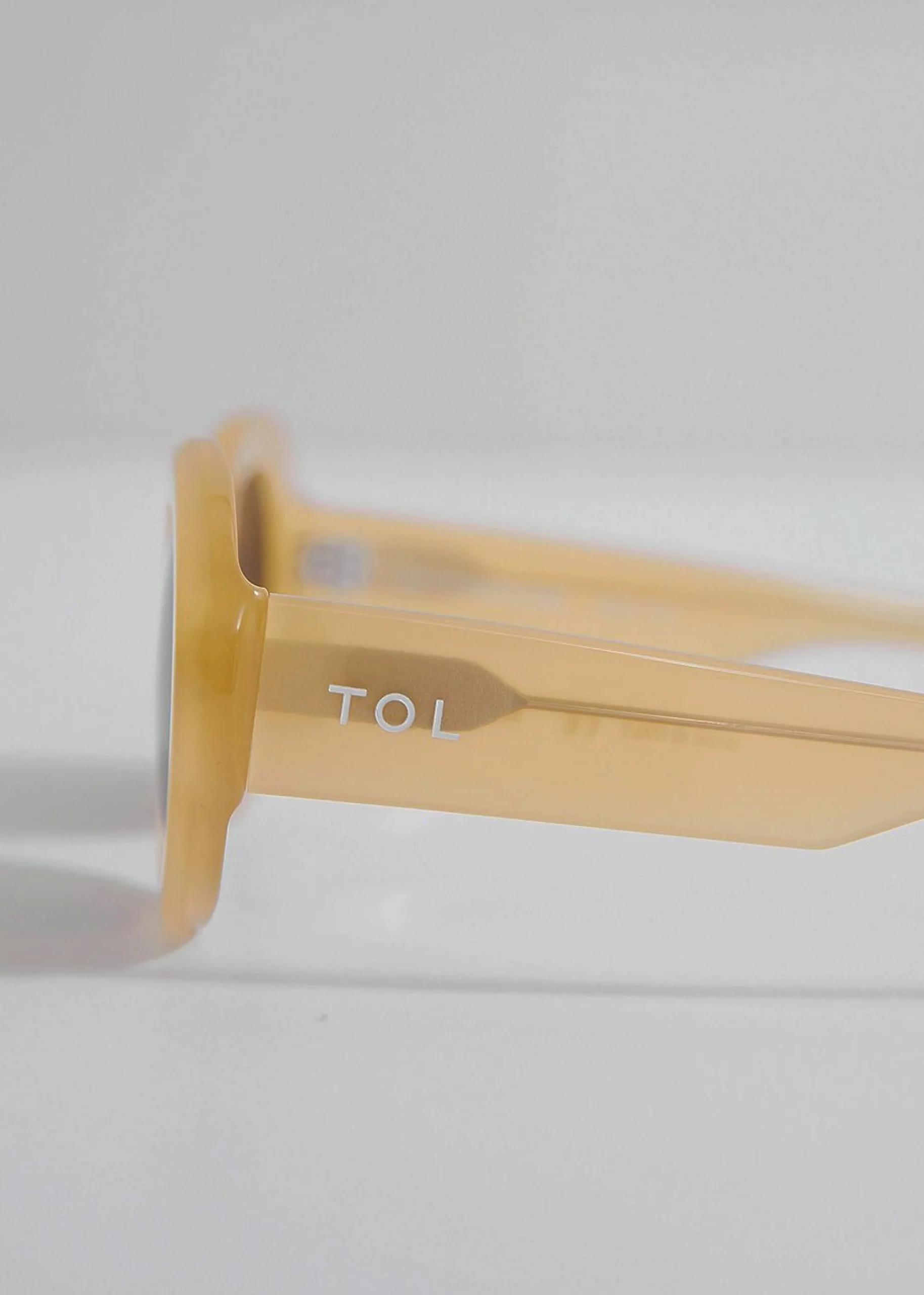 The Frankie Shop Tol Eyewear Double Round Sunglasses Honey Outlet