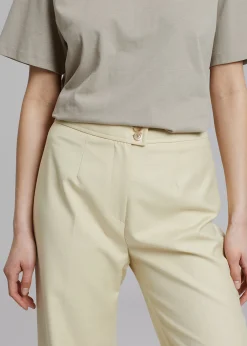 The Frankie Shop Tolko Pants Pale Yellow