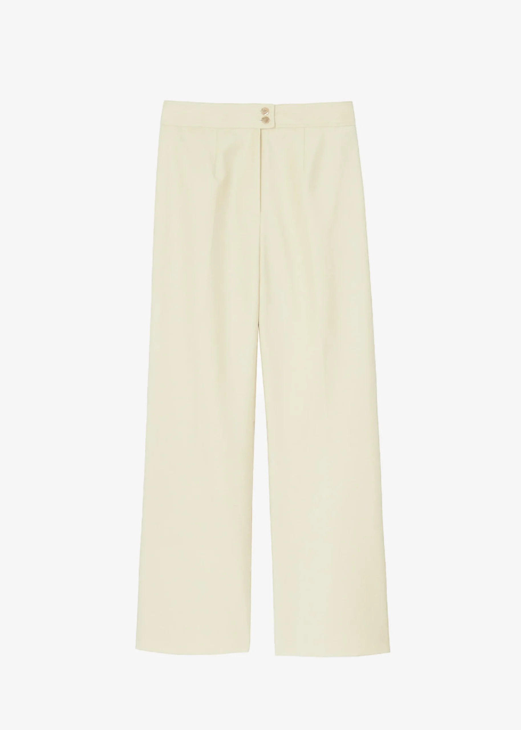 The Frankie Shop Tolko Pants Pale Yellow