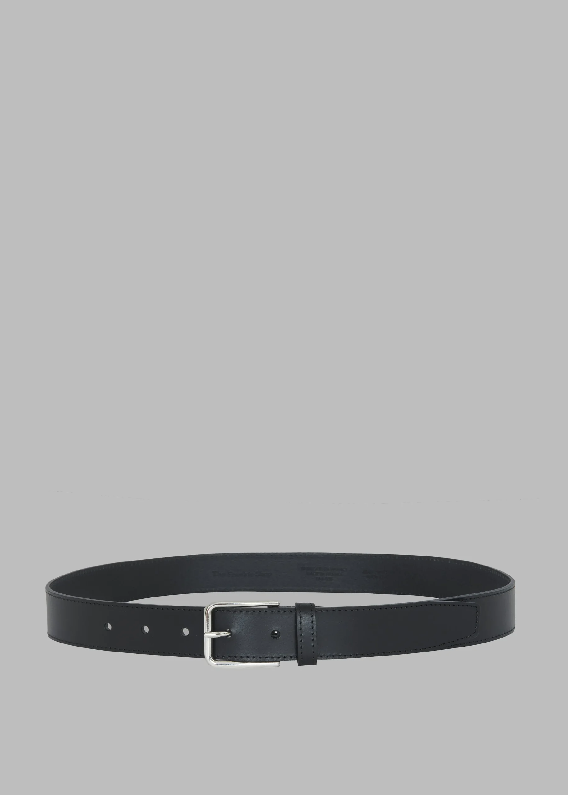 The Frankie Shop Toni Leather Belt Black Discount