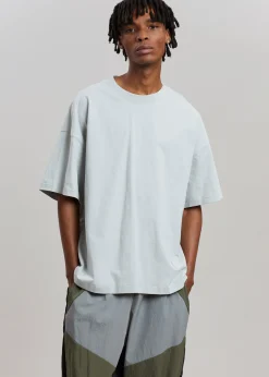 The Frankie Shop Tony Boxy T-Shirt Light Grey Sale