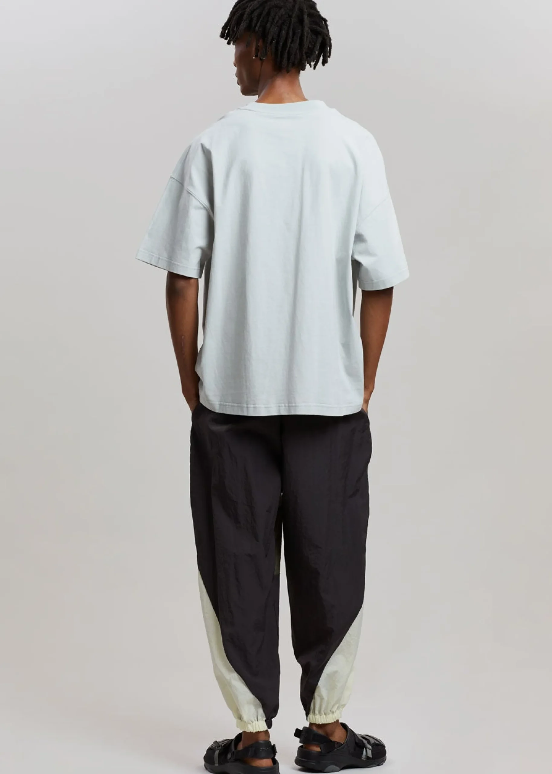 The Frankie Shop Tony Boxy T-Shirt Light Grey Sale