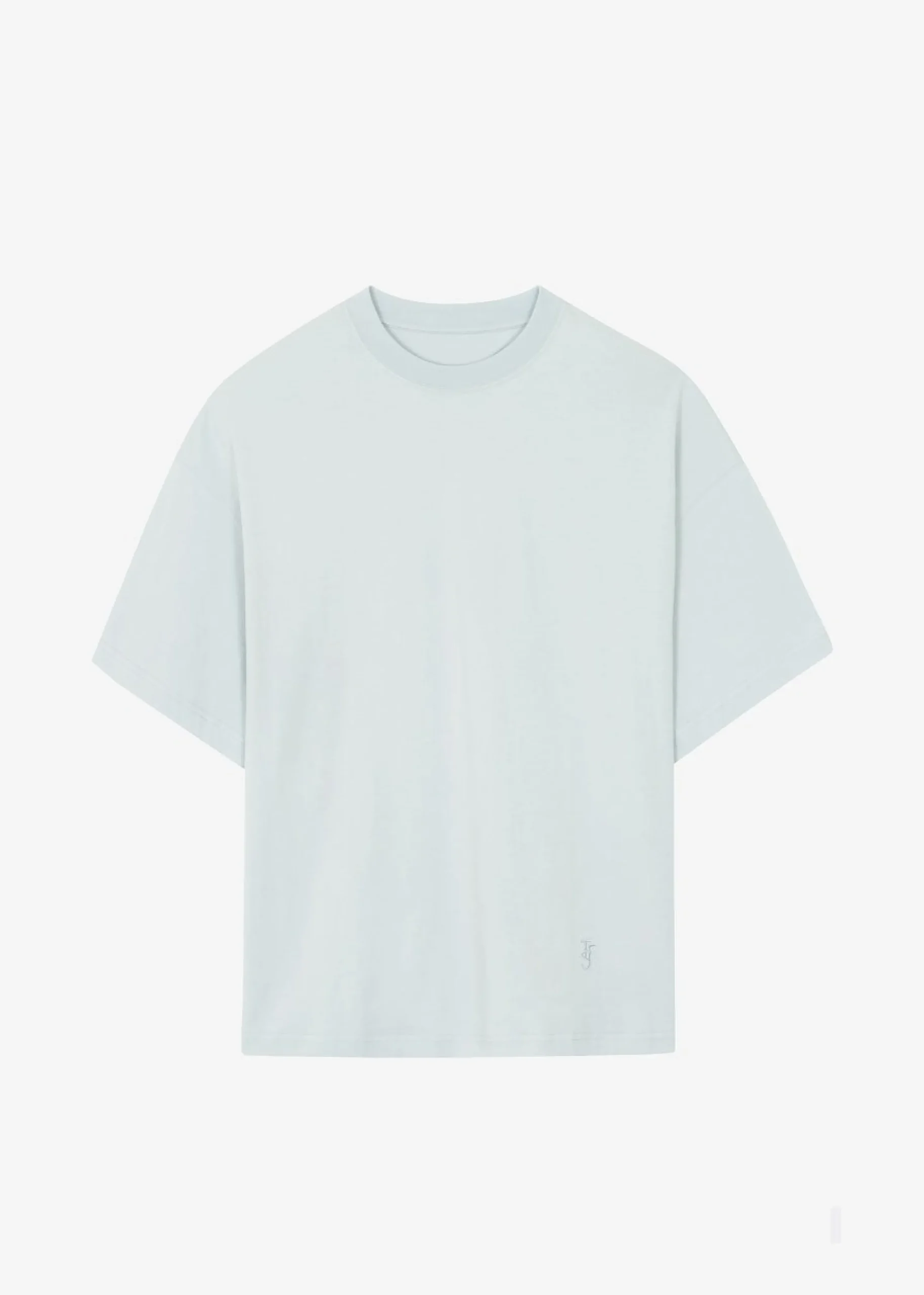 The Frankie Shop Tony Boxy T-Shirt Light Grey Sale