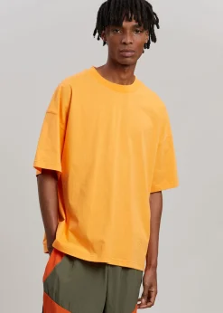 The Frankie Shop Tony Boxy T-Shirt Orange Outlet