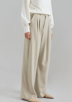 The Frankie Shop Vance Pants Beige
