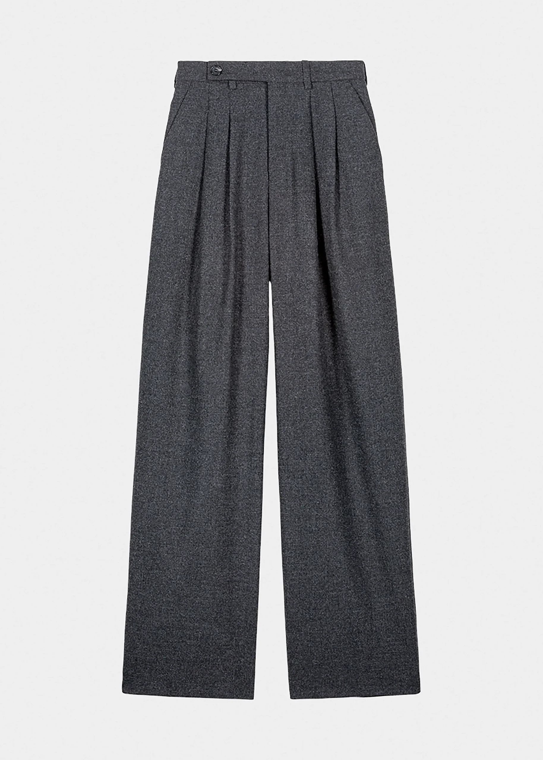 The Frankie Shop Vance Pants Charcoal Online