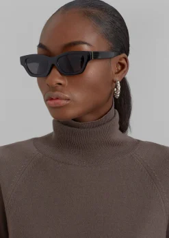 The Frankie Shop Variel Turtleneck Sweater Brown Discount
