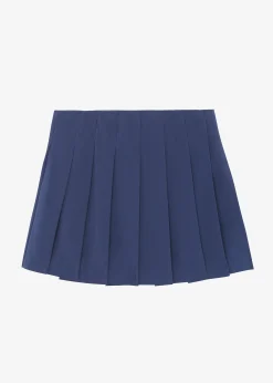 The Frankie Shop Venus Pleated Skirt Navy Online