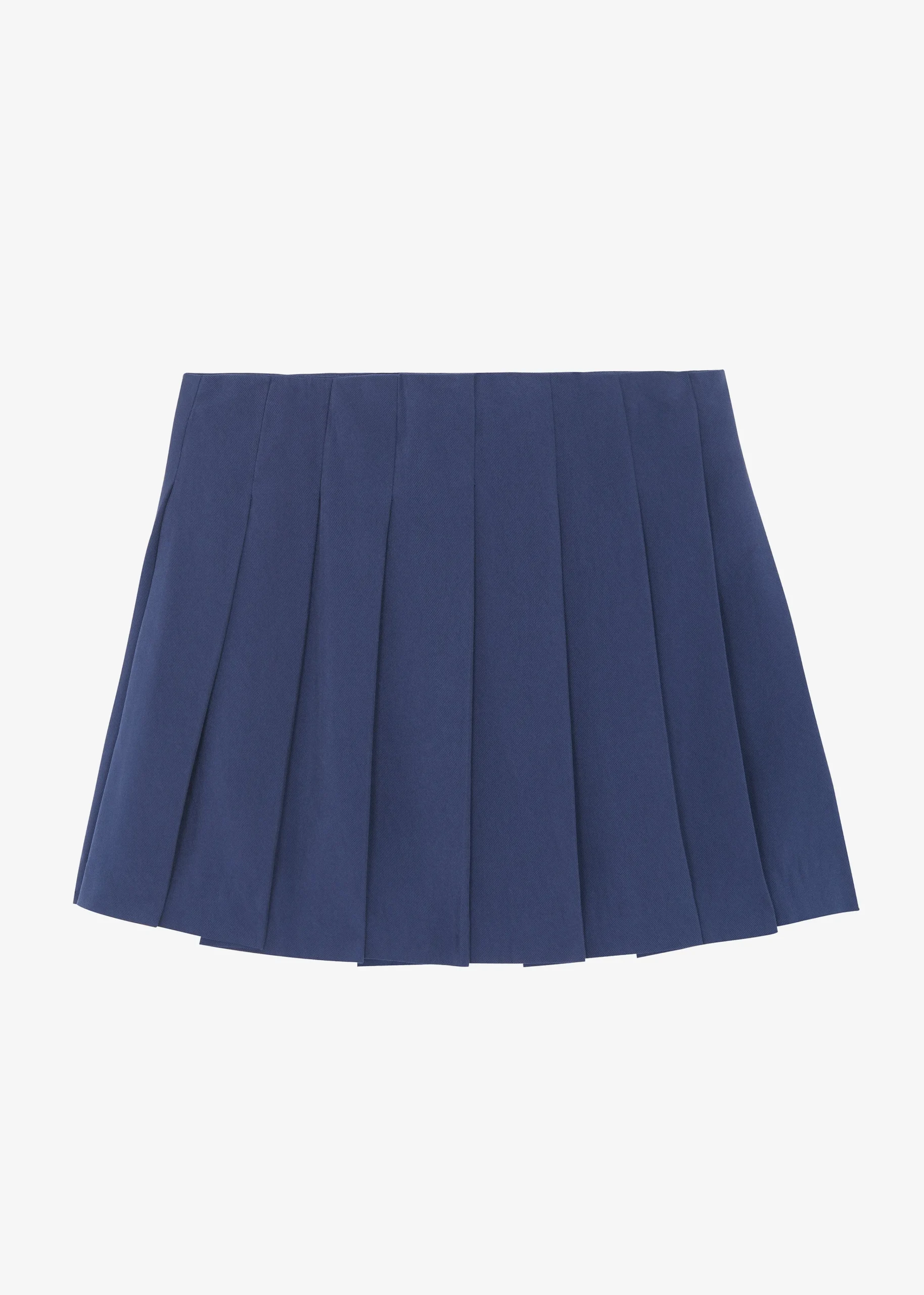 The Frankie Shop Venus Pleated Skirt Navy Online