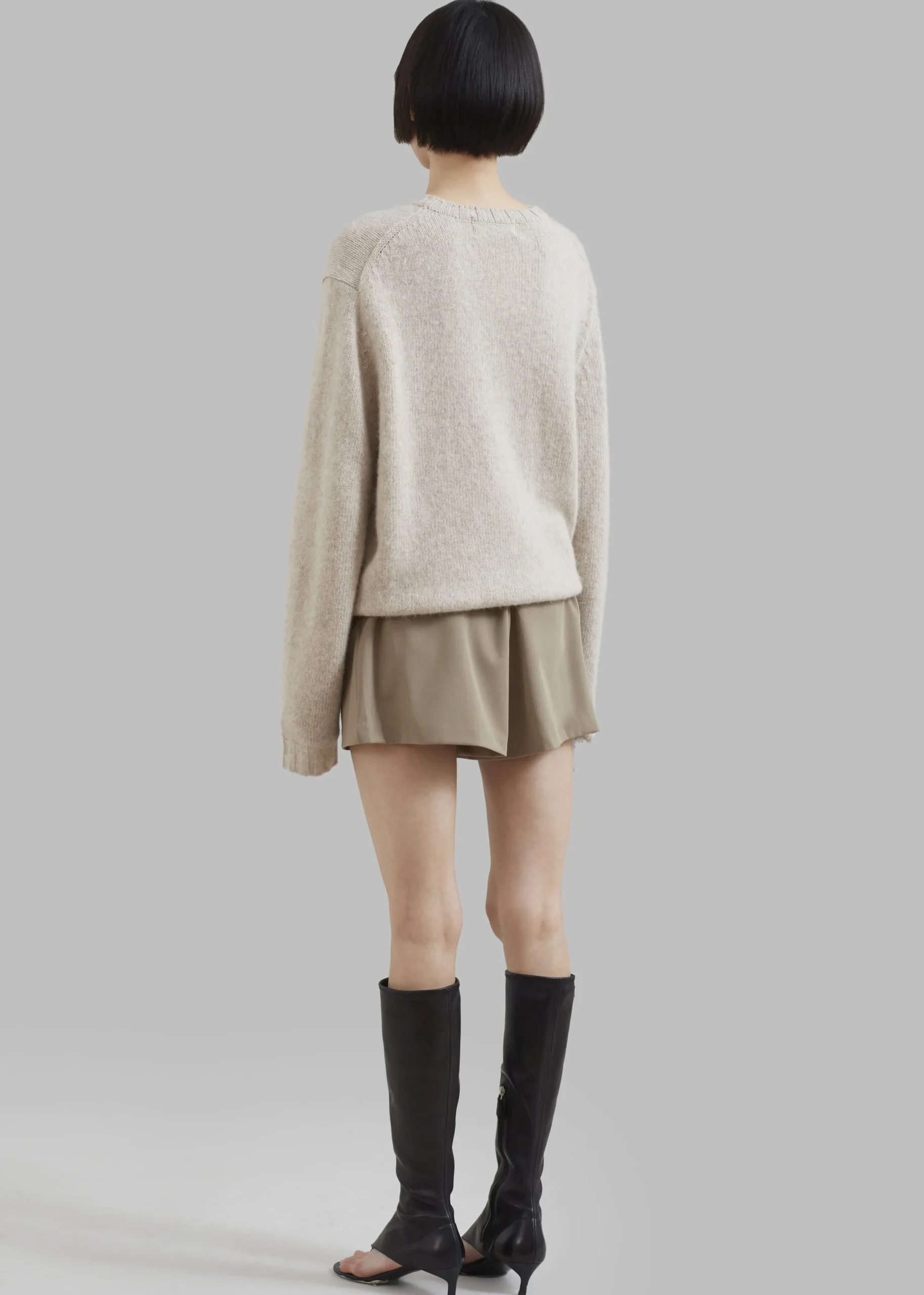 The Frankie Shop Verona Mini Skort Mocha Sale