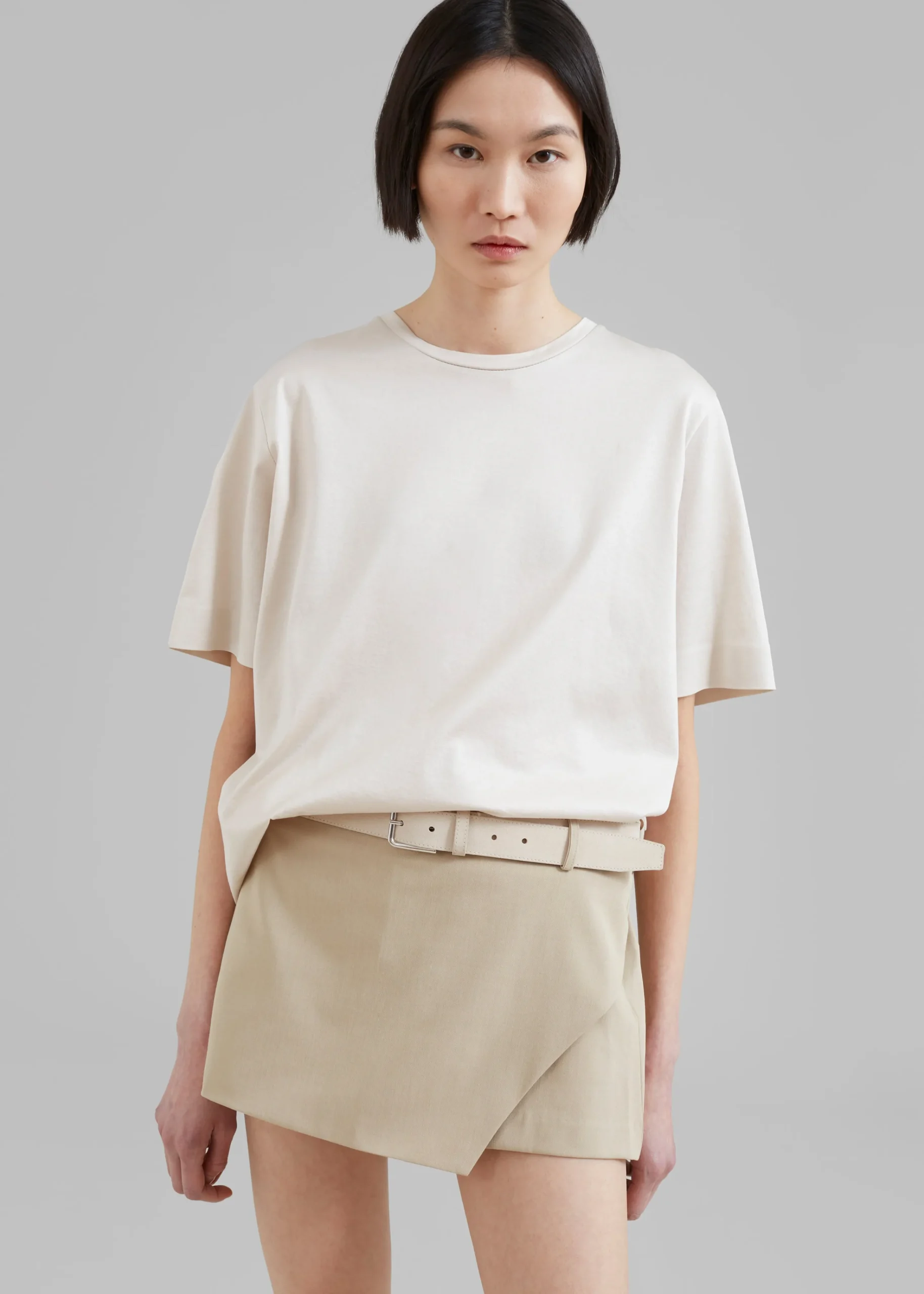 The Frankie Shop Verona Mini Skort Beige Sale