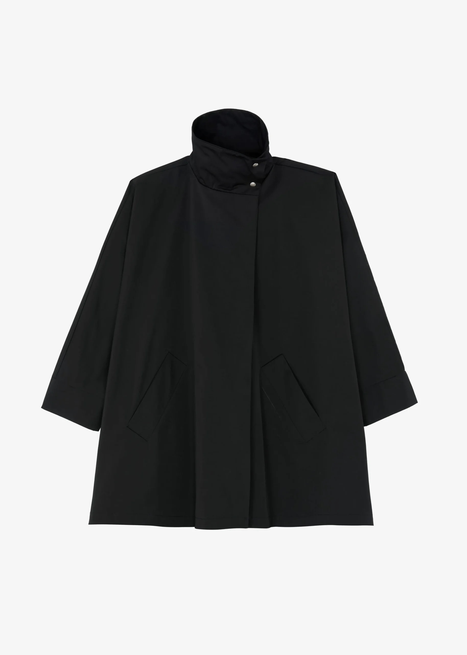 The Frankie Shop Yviche Poncho Jacket Black Outlet