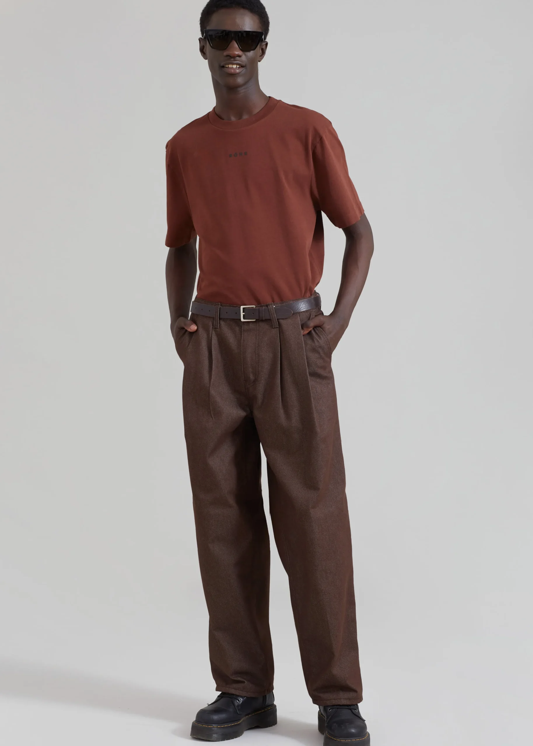 The Frankie Shop Zayn Jeans Brown New