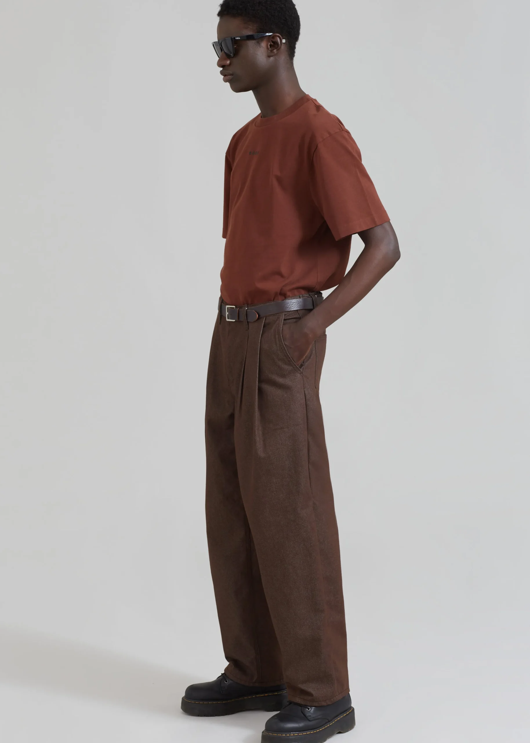 The Frankie Shop Zayn Jeans Brown New
